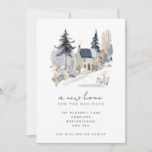 ブルーウィンター新居のお知らせ 案内状 (正面)