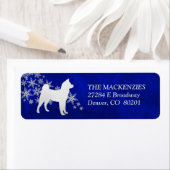 ブルーウィンター秋田差出人住所 ラベル (インサイチュ)