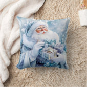 ブルーウィンター装飾用クッション クッション (ブランケット)