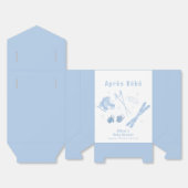 ブルーウィンター アプレベベ スキー ボーイ ベビーシャワー フェイバーボックス (見開き)