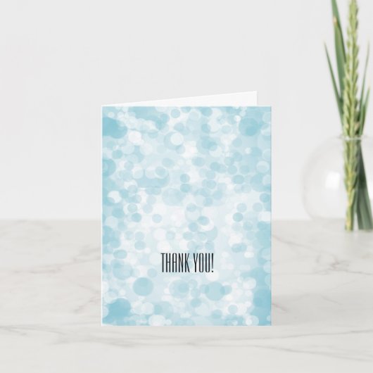 ブルーウィンター《写真》ぼけ味ありがとう サンキューカード (正面)