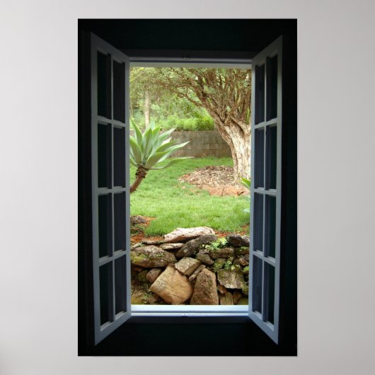 ブルーウィンドウを開く ポスター (正面)