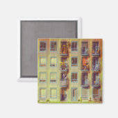 ブルーウィンドウズアパートメント マグネット (正面/裏面)