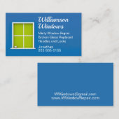 ブルーウィンドウ交換修理洗浄 名刺 (正面/裏面)