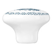 ブルーウィンドセーリングボ航海のート セラミックノブ (側面)