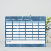 ブルーウィーモダンクリー・スケジュール学校の時刻表 (スタンド正面)