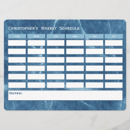 ブルーウィーモダンクリー・スケジュール学校の時刻表