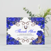 ブルーウェスタン王室のシャルラキンセアニェラありがとう サンキューカード (スタンド正面)