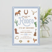 ブルーウェスタン2ndバースデーロデオ招待状 招待状 (スタンド正面)