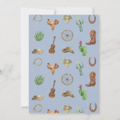 ブルーウェスタン2ndバースデーロデオ招待状 招待状 (裏面)