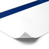 ブルーウェッ王室のディングレセプションサインプリント18x24 ポスター (角)