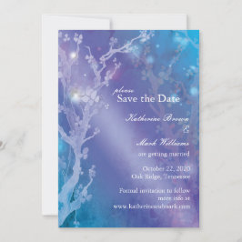 ブルーウェディングのダスクゲートのSave the Date セーブザデート
