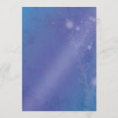 ブルーウェディングの青い門の結婚式お知らせ セーブザデート (裏面)