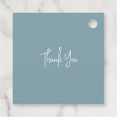 ブルーウェディング フェイバータグ (裏面)