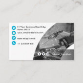 ブルーウェラモダンダーの名刺 名刺 (裏面)