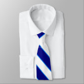 ブルーウェルカムストライプ ネクタイ (タイ)