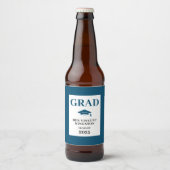 ブルーウェルカム卒業 ビールラベル (正面)