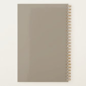 ブルーウェントレトラップベージュ沿岸60ページカスタム プランナー手帳 (裏面)