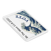 ブルーウェーブが票を集める マグネット (右側)