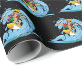 ブルーウェーブのサーファー ラッピングペーパー (ロールコーナー)