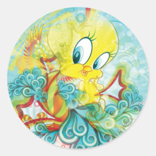 ブルーウェーブのTWEETY™ ラウンドシール