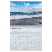 ブルーウェーブインスパイア引用文撮影カレンダー カレンダー (2月 2026)