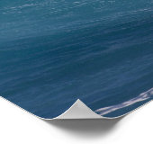 ブルーウェーブクラッシュ,マウイ,ハワイ,アメリカ ポスター (角)