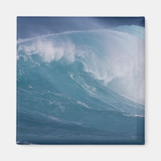 ブルーウェーブクラッシュ，マウイ，ハワイ，アメリカ マグネット (正面)