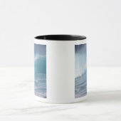 ブルーウェーブクラッシュ，マウイ，ハワイ， USA 2 マグカップ (中央)