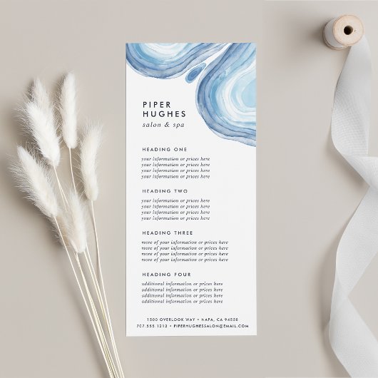 ブルーウェーブゲーデ |サービスまたは価格表 ラックカード