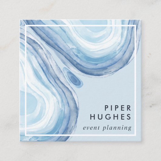 ブルーウェーブゲーデ スクエア名刺 (正面)