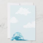 ブルーウェーブシップバイキング誕生日 招待状 (裏面)