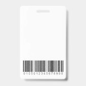 ブルーウェーブスタイルフォトIDバッジ バッジ (裏面)