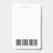 ブルーウェーブスタイル写真ID バッジ (裏面)