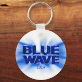 ブルーウェーブデモクラティック キーホルダー (正面)