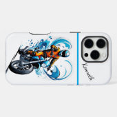 ブルーウェーブバイクライド iPhoneケース (裏面横)