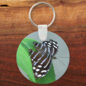 ブルーウェーブバタフライフォト キーホルダー (正面)