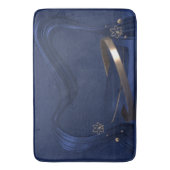 ブルーウェーブフローラバスマット バスマット (正面縦)