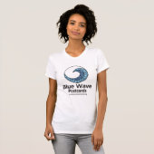 ブルーウェーブポストカードTシャツ Tシャツ (正面フル)