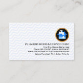 ブルーウェーブ水配管設備 名刺 (裏面)