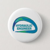 ブルーウェーブ油圧エンジニアマグ 缶バッジ (正面)