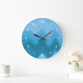 ブルーウェーブ海海 ラージ壁時計 (ホーム)
