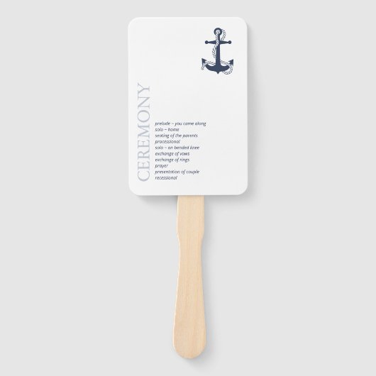 ブルーウェーブ結婚いかりのウェーブID836 ハンドファン (正面)