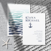 ブルーウェーブ結婚いかりのネイビー/ウィットID836