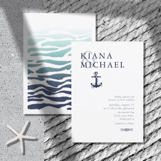 ブルーウェーブ結婚いかりのネイビー/ウィットID836