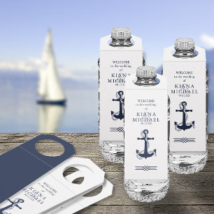 ブルーウェーブ結婚いかりのネイビー/ウィットID836 ボトルネックタグ