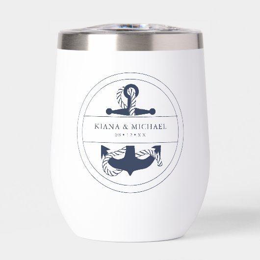 ブルーウェーブ結婚いかりのV2ネイビーID836 (正面)