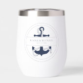 ブルーウェーブ結婚いかりのV2ネイビーID836 (背面)