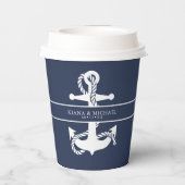 ブルーウェーブ結婚いかりのWht/Navy ID836 紙コップ (裏面)