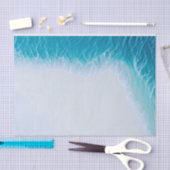 ブルーウェーブ航海のビーチ切り離し 薄葉紙 (クラフト)